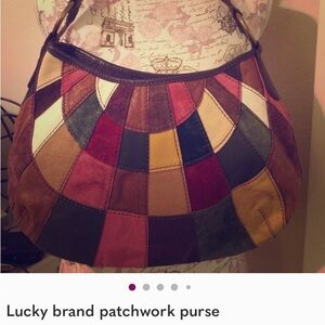 Purchase For TR27 only. 
Lucky Brand Colorful Patchwork Shoulder Bag